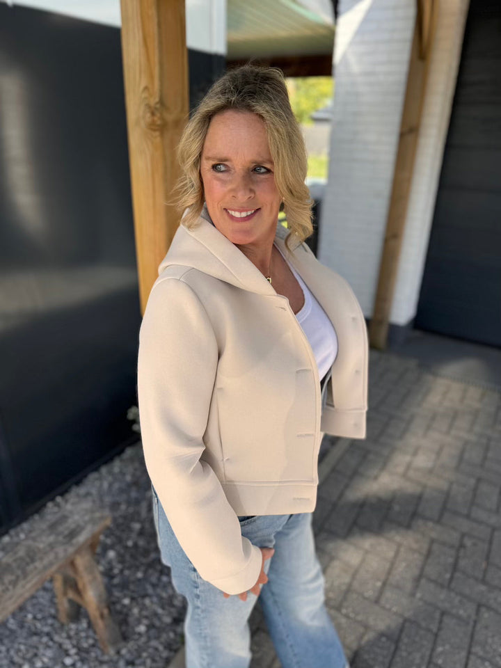 Stilla | Beige farvet dykkerjakke