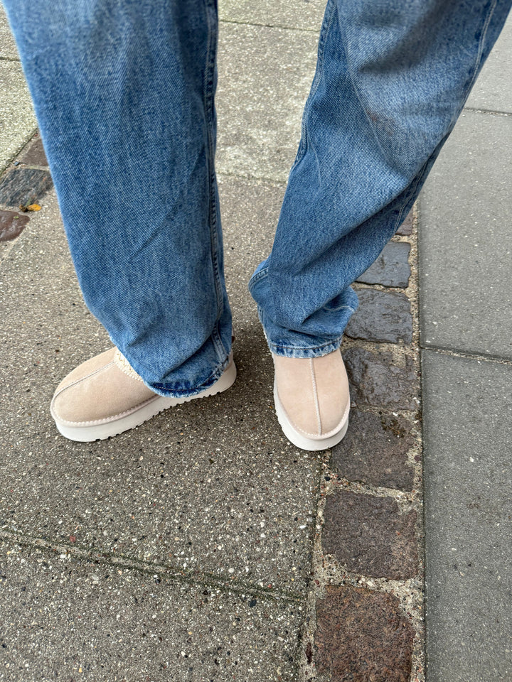 Stilla | Plateau Bamse Sko Beige