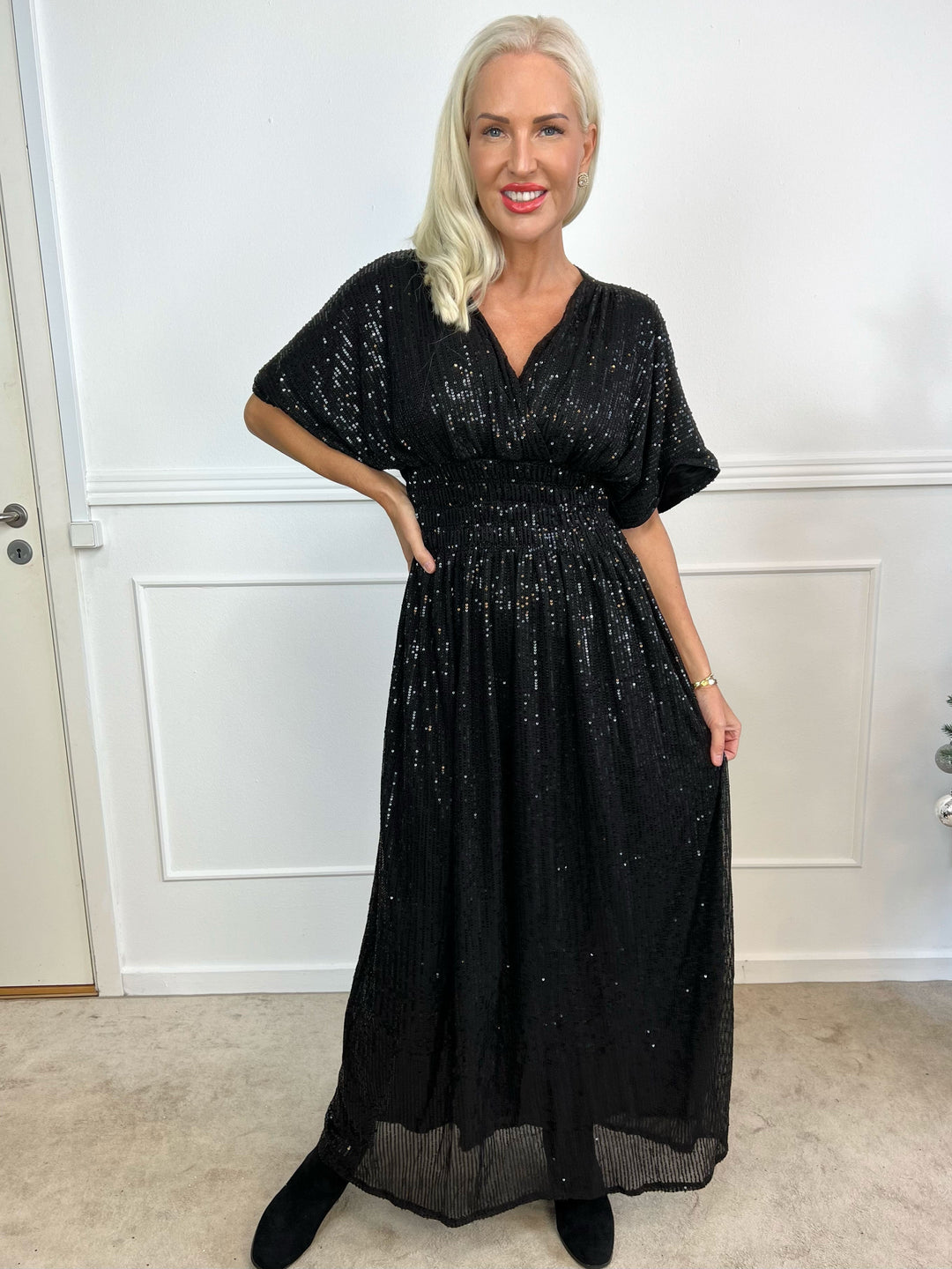 Stilla | Elegante Paillettenkjole Lang