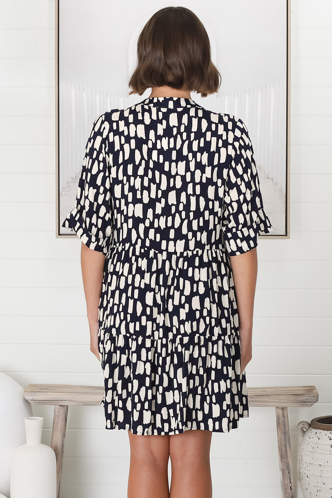 Stilla | Let Mini Kjole Med Knapper