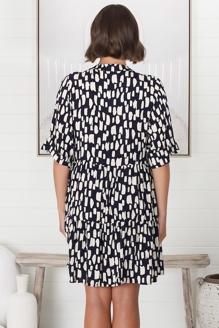 Stilla | Let Mini Kjole Med Knapper