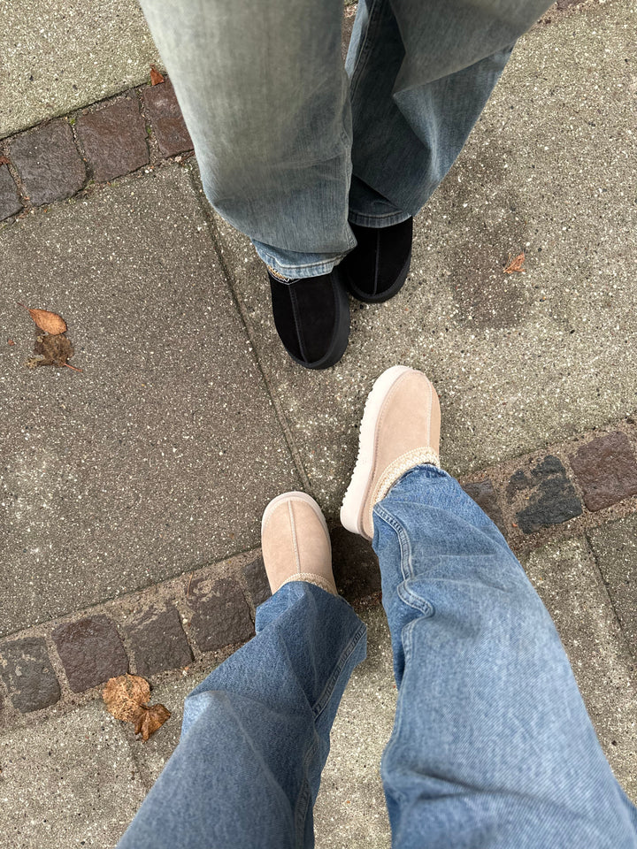 Stilla | Plateau Bamse Sko Beige