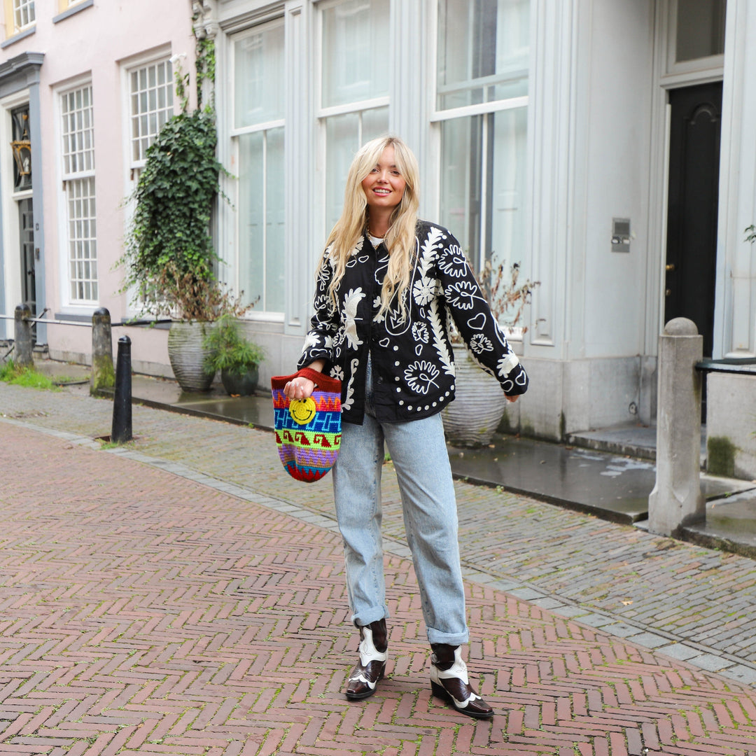 Stilla | Sissy Jakke Sort og Hvid