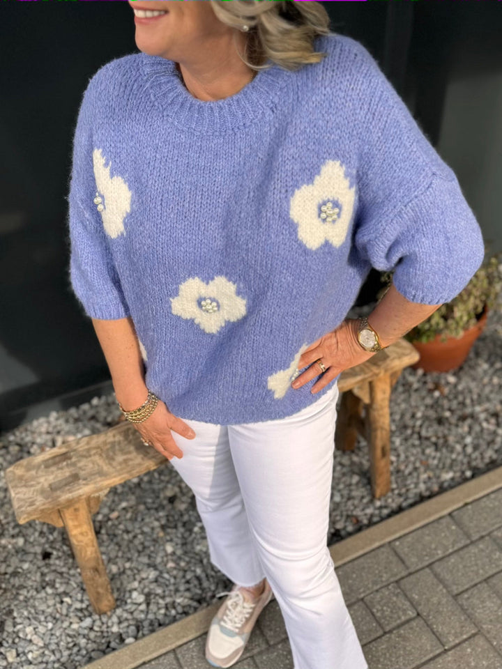 Stilla | Strik Blomst Lavendel