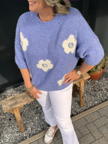 Stilla | Strik Blomst Lavendel