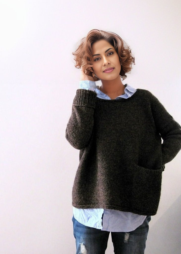 Stilla | Klassischer Pullover Mit Rundem Halsausschnitt in Einfarbig