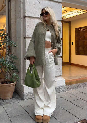 Stilla | Stilet Oversized Uld Cardigan til Damer