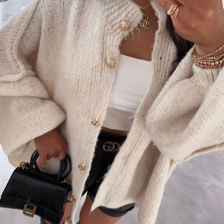 Stilla | Overdimensioneret og Luksuriøs Blød Cardigan til At Kombinere Med Elegante Dele