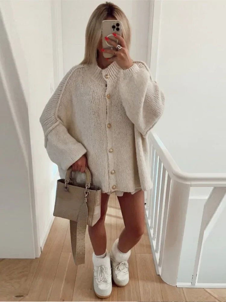 Stilla | Stilet Oversized Uld Cardigan til Damer