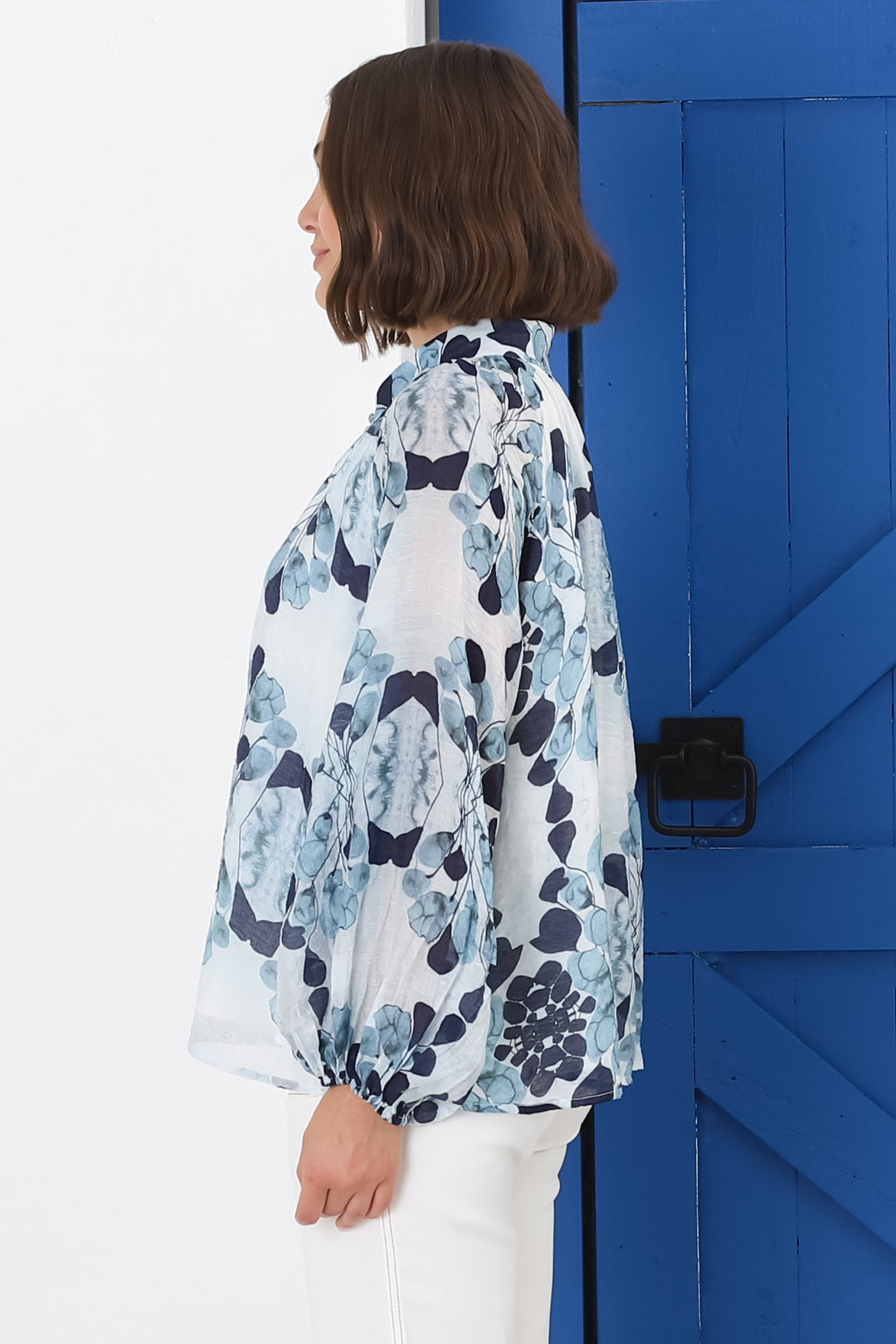 Stilla | Luftig Boho Bluse Med Print