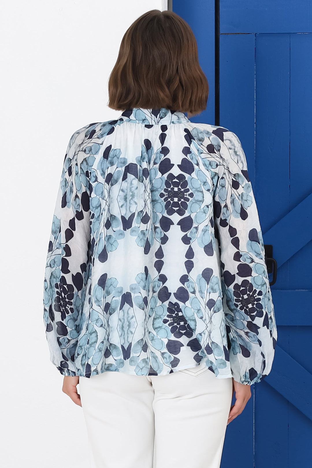 Stilla | Luftig Boho Bluse Med Print