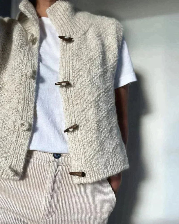 Stilla | Elegant ærmeløs cardigan