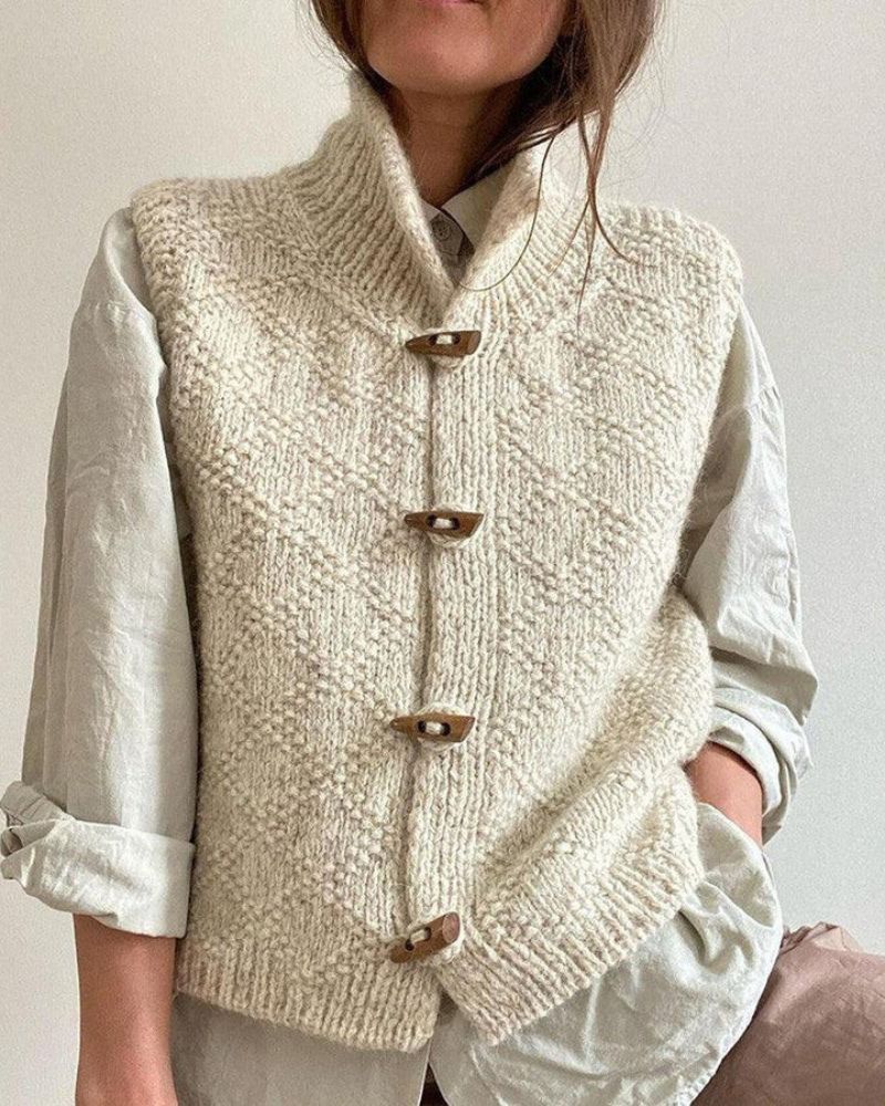 Stilla | Elegant ærmeløs cardigan
