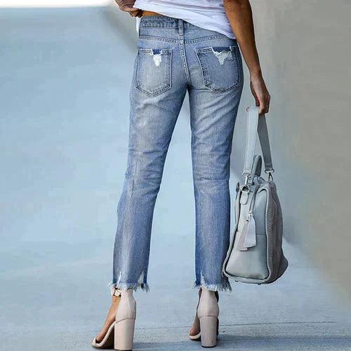 Stilla | Trendy Ripped Jeans Bukser