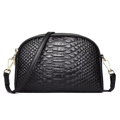 Stilla | Croc Mønster Min Crossbody Taske