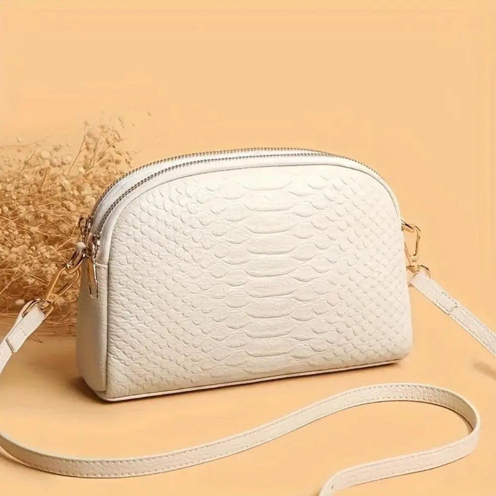 Stilla | Croc Mønster Min Crossbody Taske