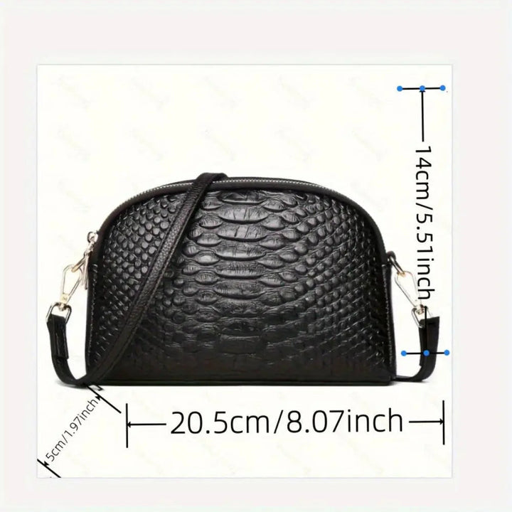 Stilla | Croc Mønster Min Crossbody Taske