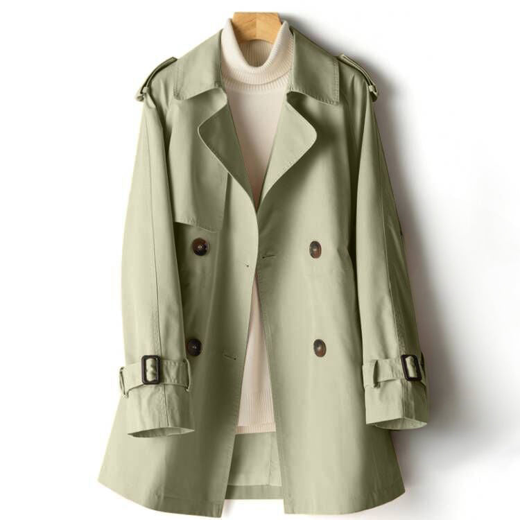 Stilla | stilfuld revers-trenchcoat