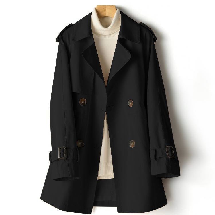 Stilla | stilfuld revers-trenchcoat