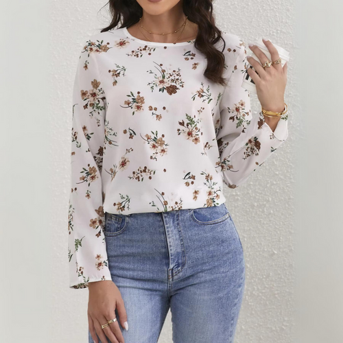 Stilla | Floral Bluse med afslappet snit