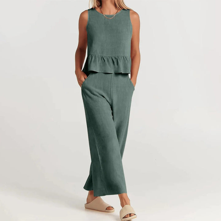 Stilla | to Dels Jumpsuit Kjole Til Kvinder Stilfuld og Alsidig