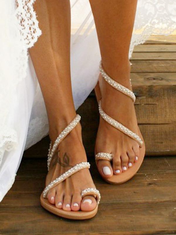 Stilla | Flade Damesandaler Til Åbne Sandaler Roma Til Sommerferie På Stranden