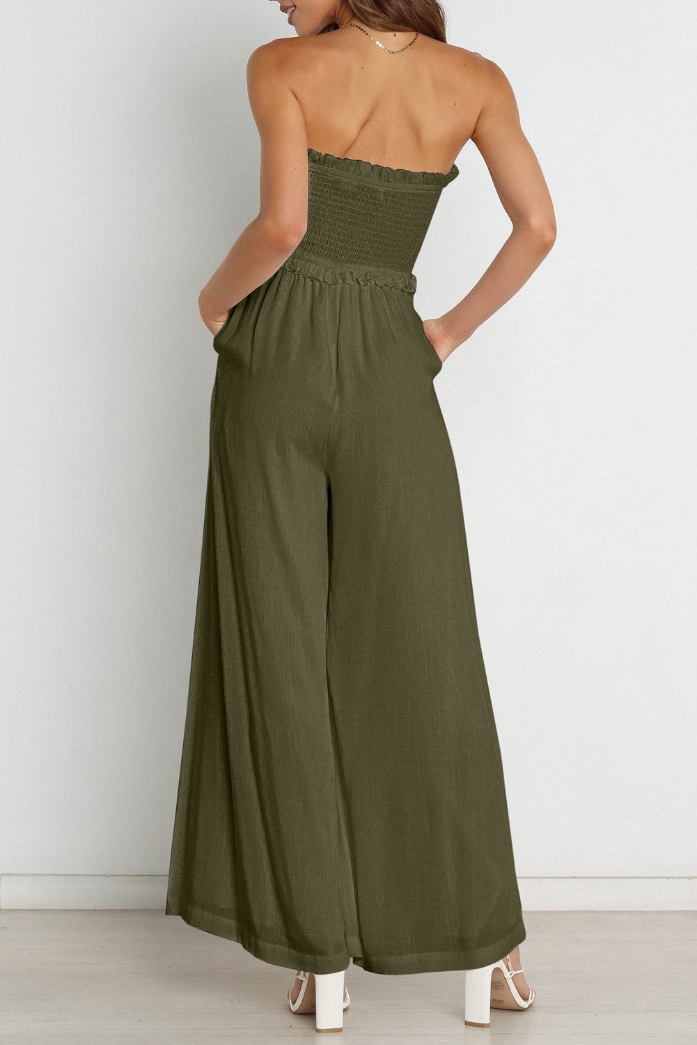 Stilla | Stropfri Rynket Bodice Jumpsuits