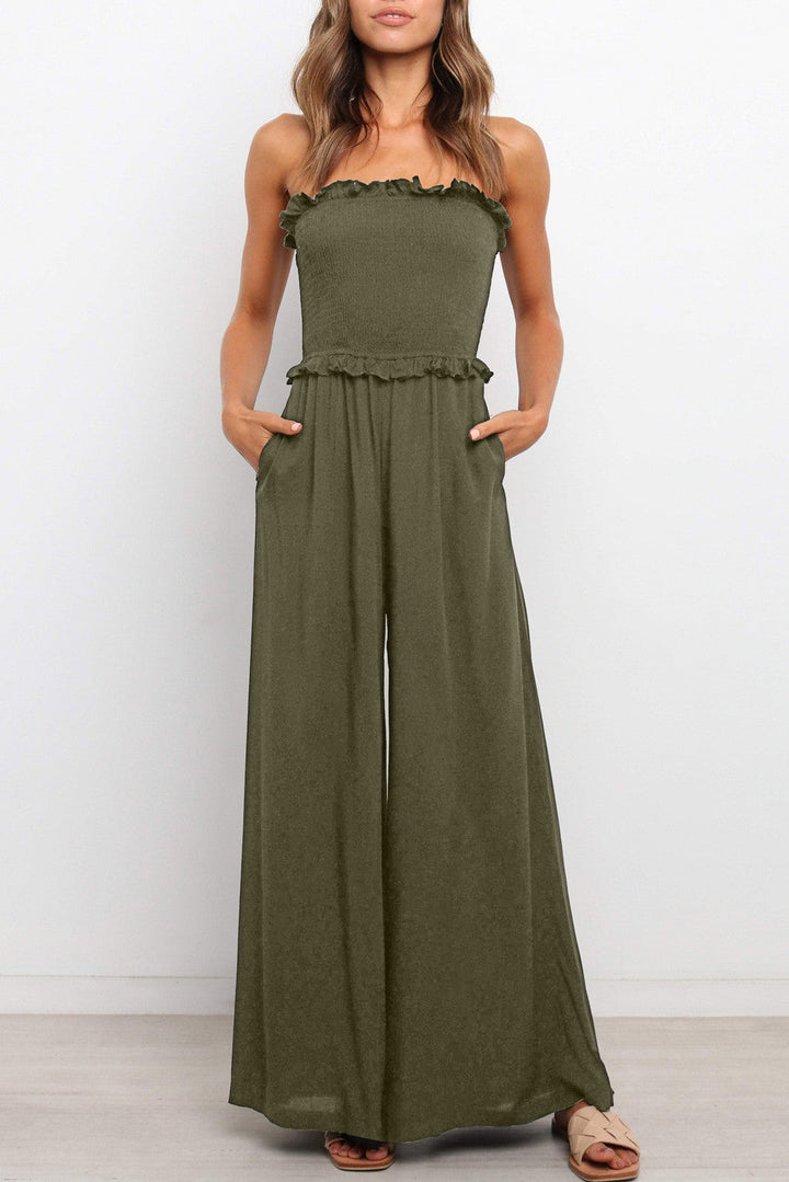 Stilla | Stropfri Rynket Bodice Jumpsuits