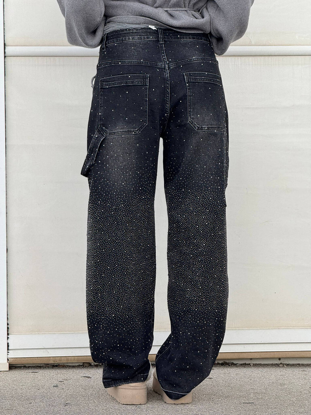 Stilla | Løst Skårne Jeans Med Knaplukning Og Lommer