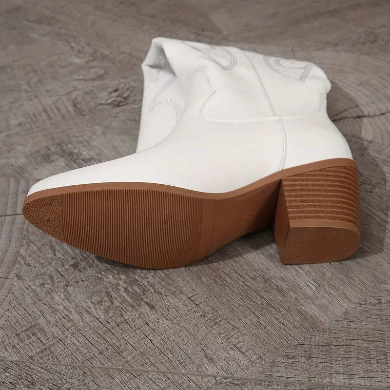 Stilla | Broderede Western Cowboy Støvler