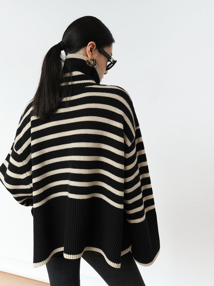 Stilla | Rullekrave Strikpullover