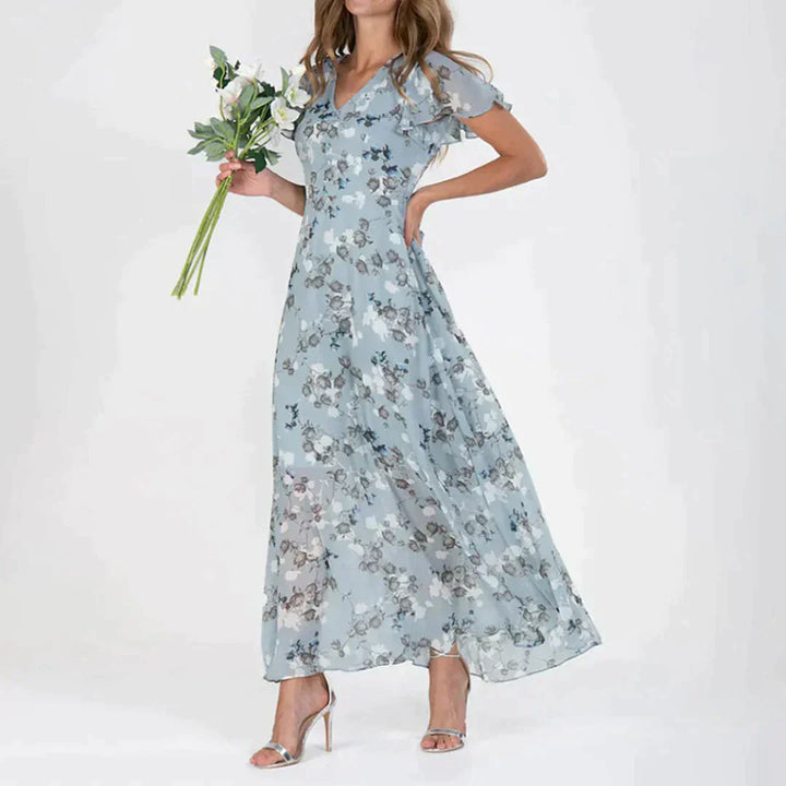 Stilla | Elegante Blomsterkjole Med Vintage Flair
