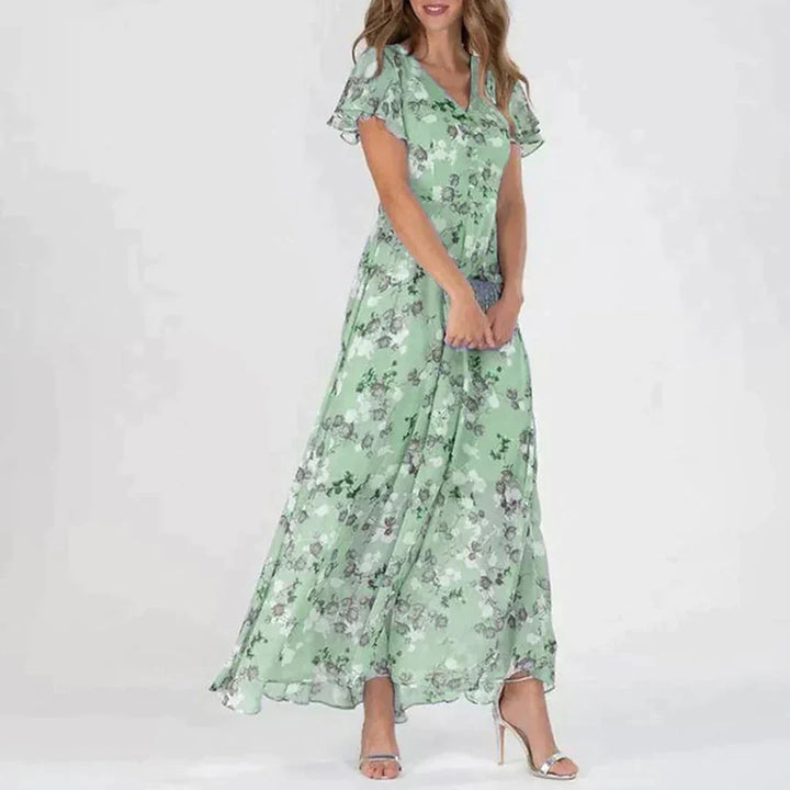 Stilla | Elegante Blomsterkjole Med Vintage Flair