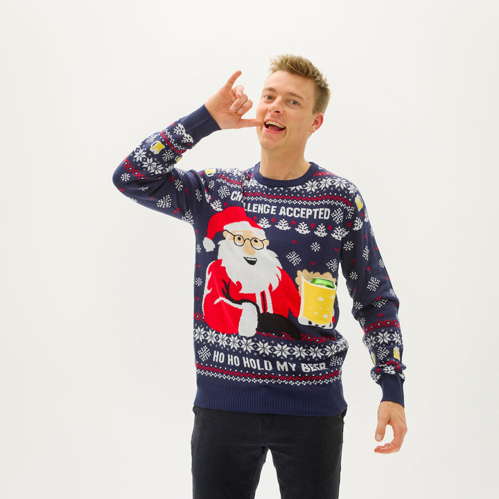 Stilla | Ho Ho Hold My Beer Sweatshirt Herre