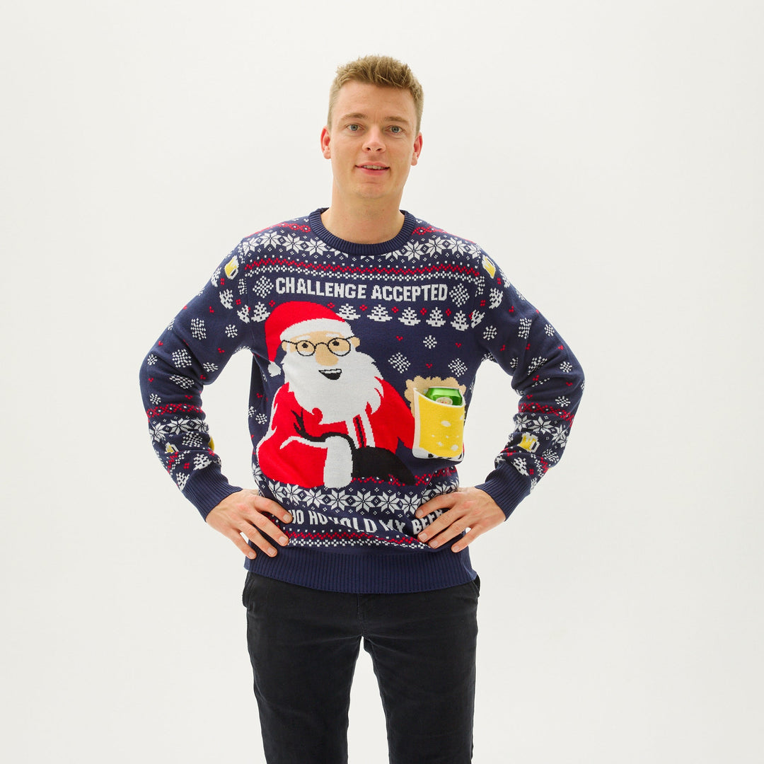 Stilla | Ho Ho Hold My Beer Sweatshirt Herre