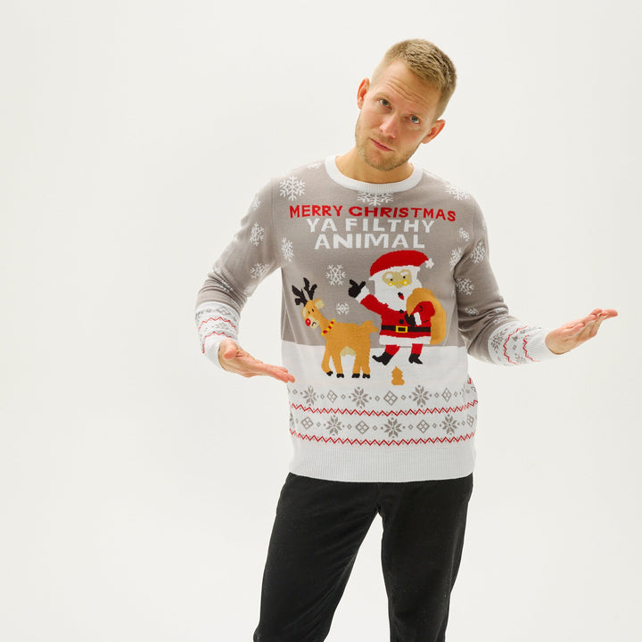 Stilla | Ya Filthy Animal Jule-Sweater Herre