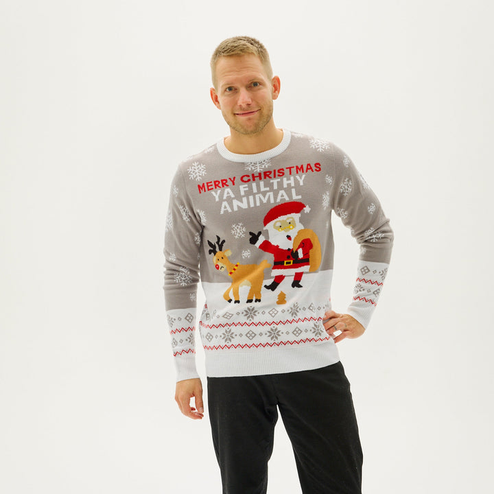 Stilla | Ya Filthy Animal Jule-Sweater Herre
