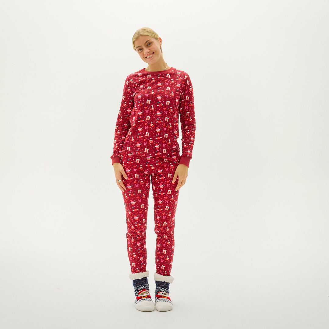 Stilla | Valentinsdag Julepyjamas Rød Børn