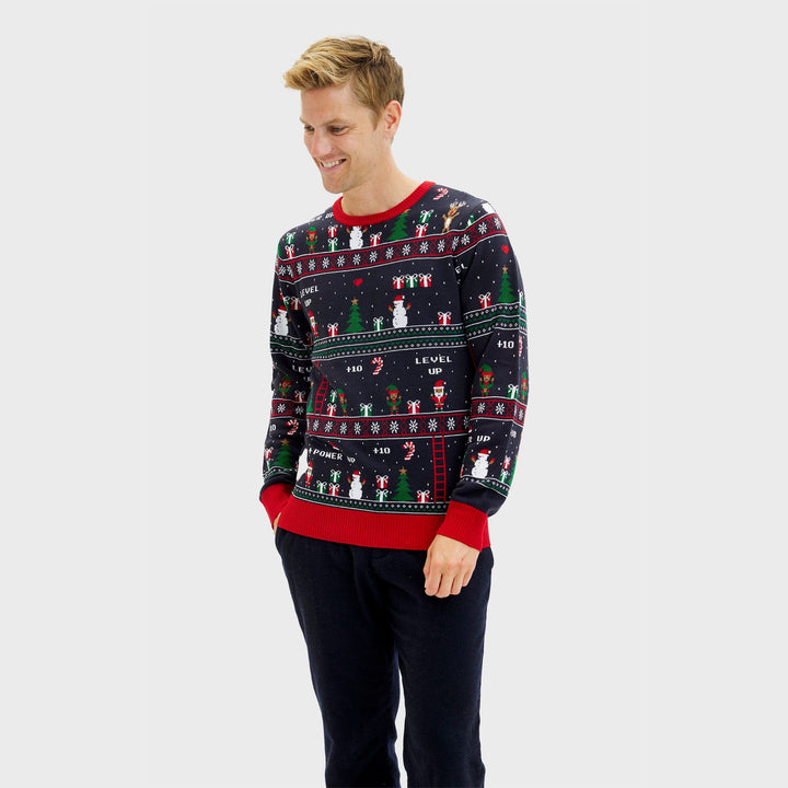 Stilla | Vintage Gamer Jul Sweatshirt Herre