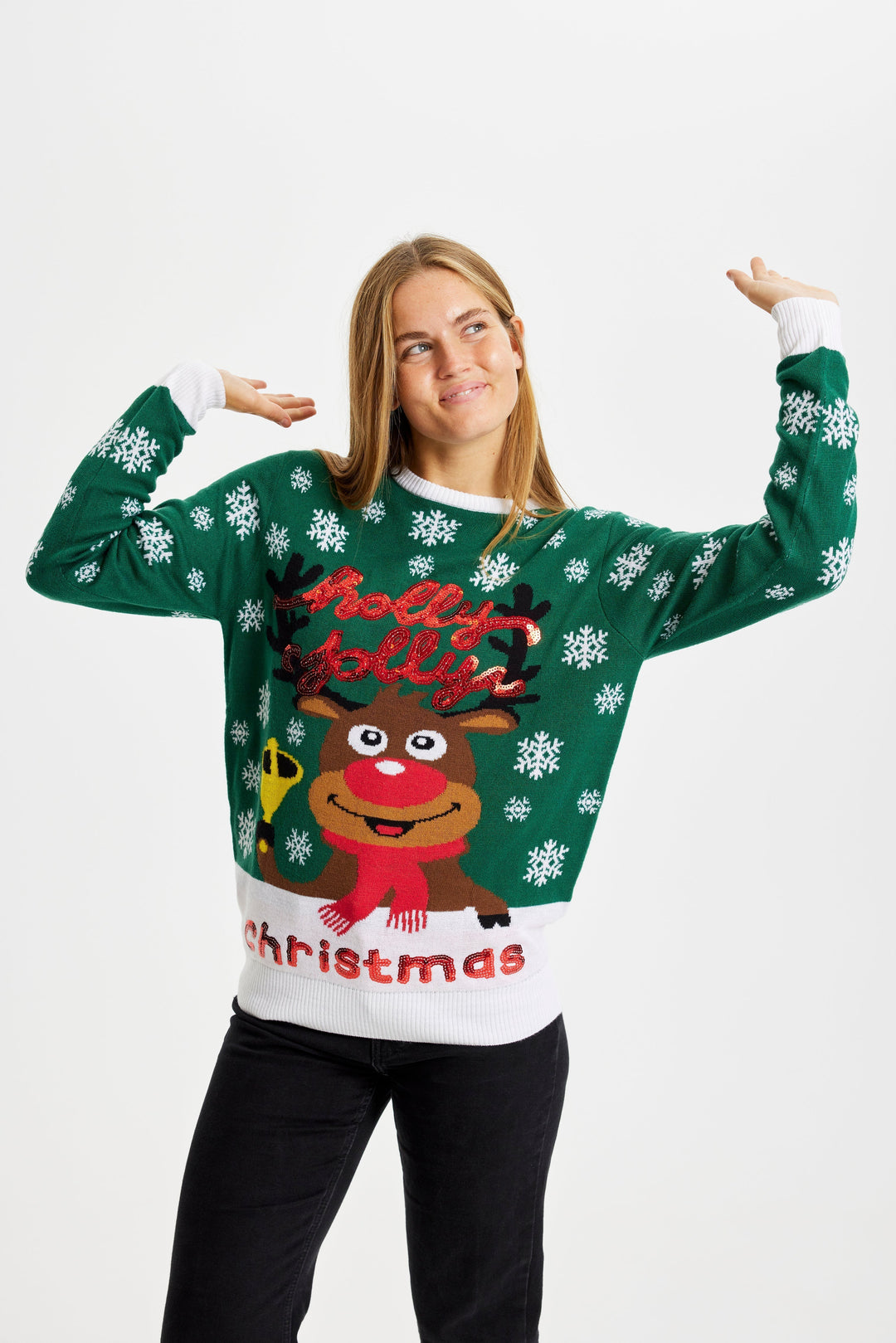 Stilla | Holly Jolly Christmas julestrik til kvinder
