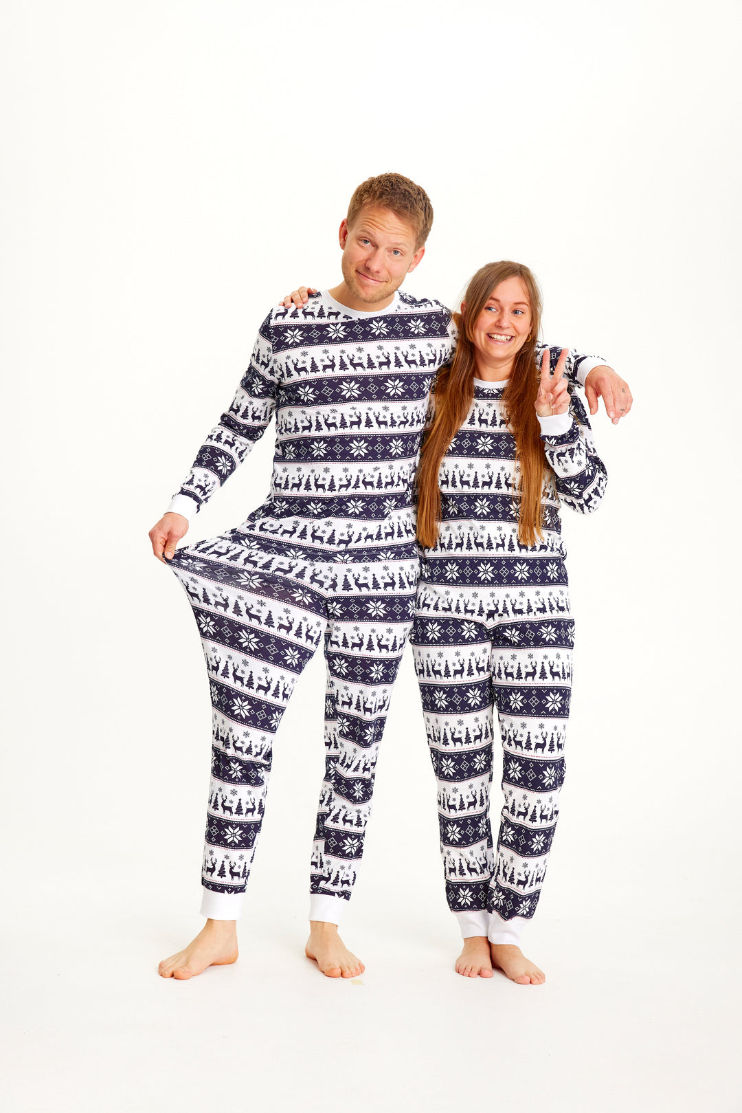 Stilla | Rensdyr Jul Nattøjs Navy Damer