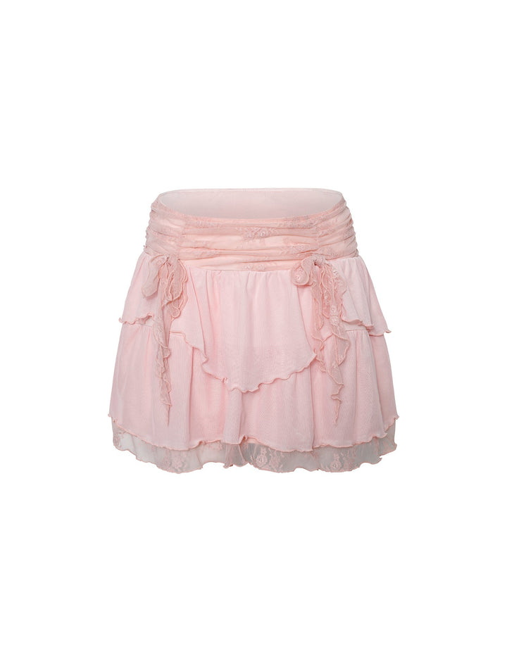 Stilla | Stilfuld Crop Top Med Nederdel