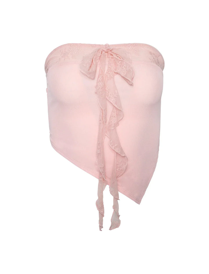 Stilla | Stilfuld Crop Top Med Nederdel