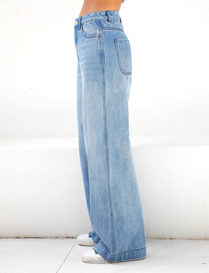 Stilla | Løse Jeans Med Høj Talje