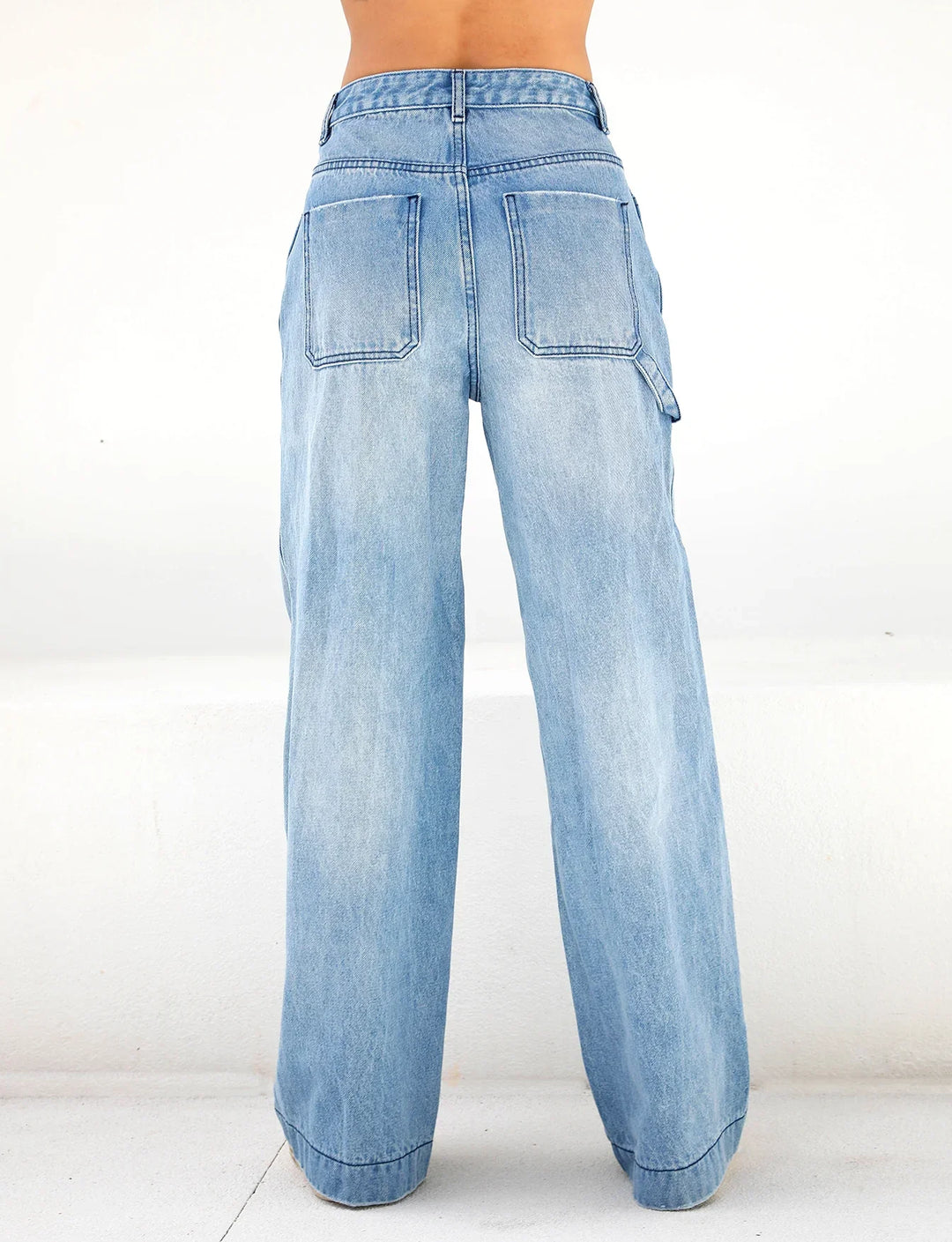 Stilla | Løse Jeans Med Høj Talje