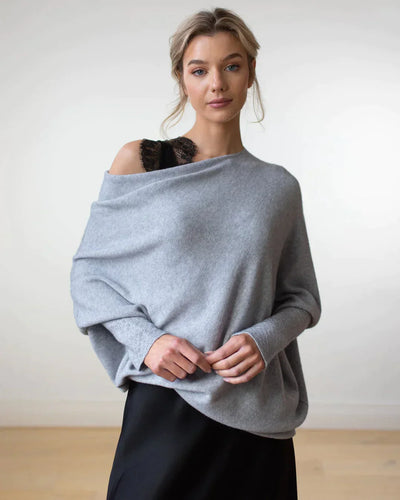 Stilla | Asymmetrisk Draperet Jersey