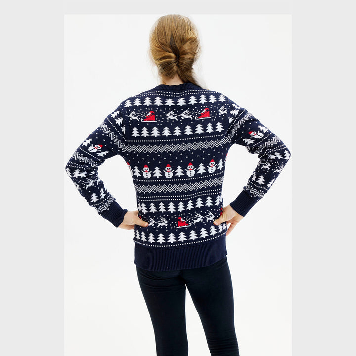 Stilla | Den stilfulde julesweater Navy Børn
