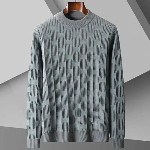 Stilla | Strikbluse Dame med Struktureret Mønster