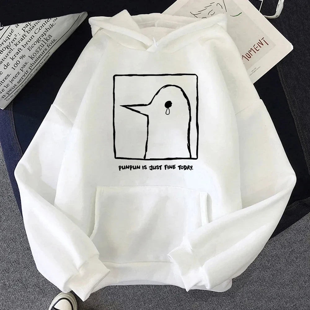 Stilla | Hoodie med Punpun Design