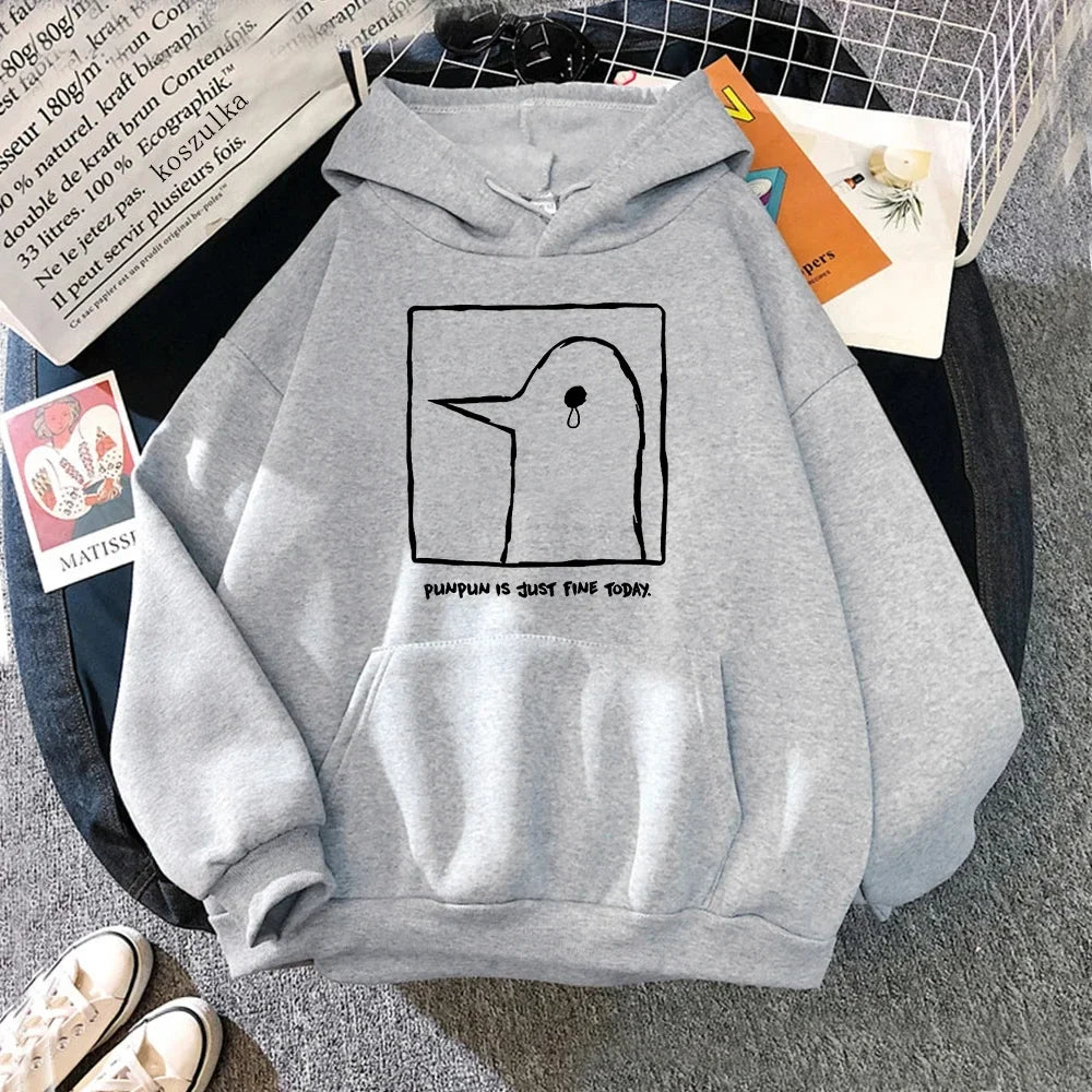 Stilla | Hoodie med Punpun Design